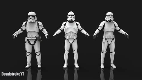 First Order Stormtrooper Clone Trooper And Stormtrooper Compared : r/StarWarsBattlefront
