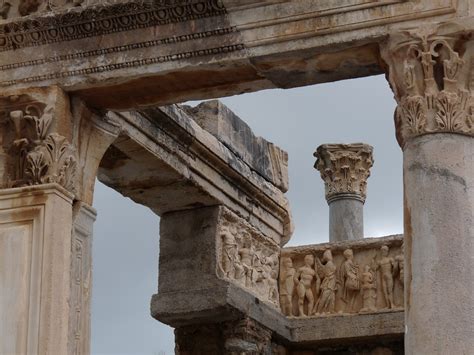 columns and friezes of Temple of Hadrian, Ephesus | The Temp… | Flickr