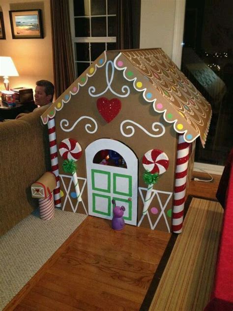 Gingerbread house jack: Gingerbread House Out Of Cardboard