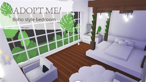 🌿Adopt me! Boho's bedroom! Speed Build! 🌿 | Boho style bedroom, Boho ...