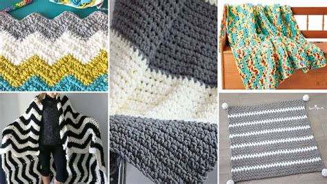 Bernat Blanket Yarn Blanket Crochet Patterns - Easy Crochet Patterns