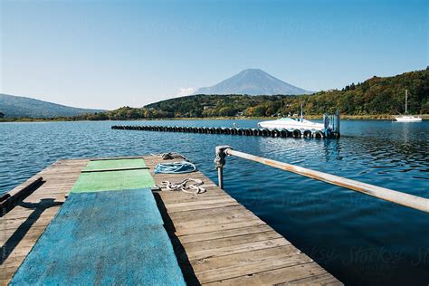 "Japan - View On Mount Fuji With Lake Yamanaka" by Stocksy Contributor ...