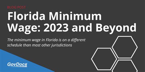 Florida Minimum Wage: 2023 and Beyond - GovDocs