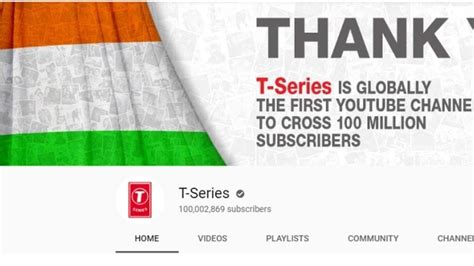 T-Series beats PewDiePie to become first YouTube channel with 100 ...