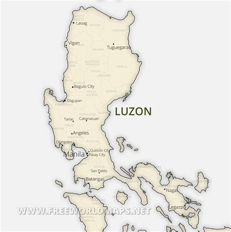 Luzon Maps, Philippines