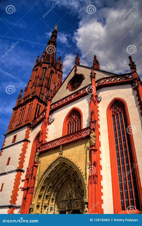 Wurzburg Cathedral, Germany Stock Image - Image of bavaria, bavarian ...