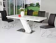Modern White Lacquer Dining Table | Modern Dining