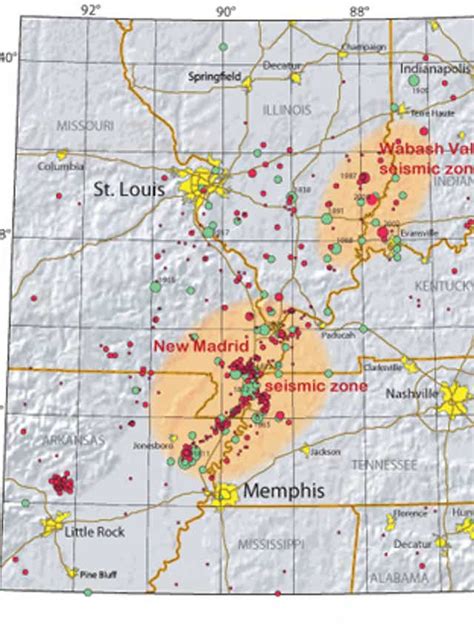 New Madrid Fault Line Map – Map Of The World