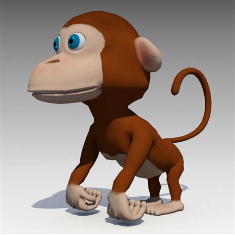 Monkey animations 3D model - TurboSquid 1153174