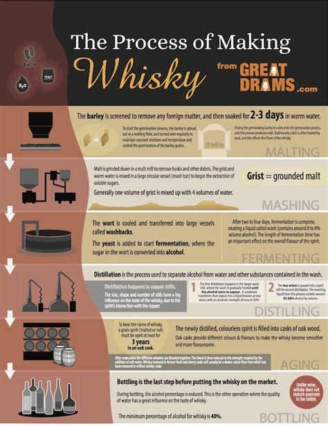 INFOGRAPHIC: The whisky making process by GreatDrams