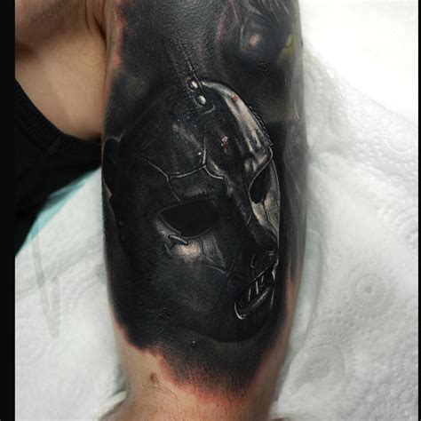 Paul Gray Slipknot Mask Tattoo | Best Tattoo Ideas Gallery