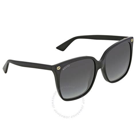 Gucci Grey Gradient Cat Eye Ladies Sunglasses GG0022S 001 57 ...