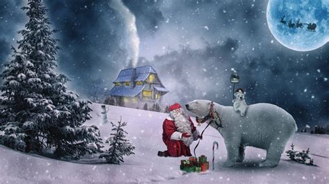 Winter Christmas Wallpaper Hd