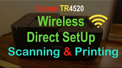 Canon Pixma TR4520 Wireless Direct SetUp, Wireless Scanning & Printing ...