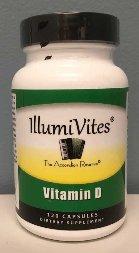 Vitamin D3 – 5000iu – 120 capsules – Illumivites