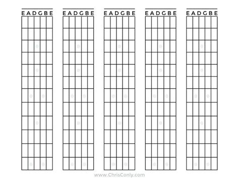 guitar fretboard blank - Google Search | Guitar chord chart, Guitar ...