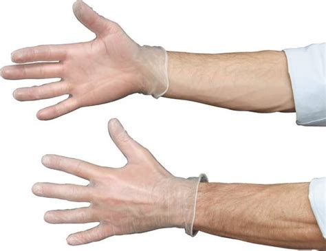 VINYL DISPOSABLE GLOVES CLEAR – MEDIUM (BOX-100) – Cromindo Store