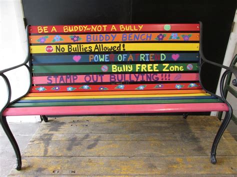 Buddy bench, Bench, Painted benches