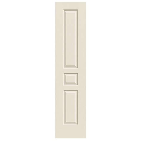 JELD-WEN 18 in. x 80 in. Avalon Primed Textured Hollow Core Molded Composite MDF Interior Door ...