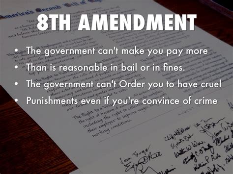 8th Amendment Examples