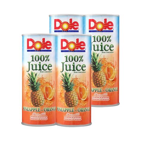 Dole Pineapple- Orange Juice Value Pack 4 x 250ml Online at Best Price ...