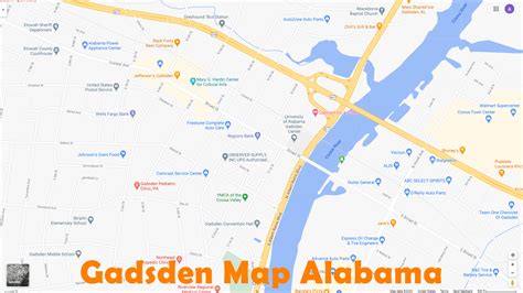 Gadsden Alabama Map - United States