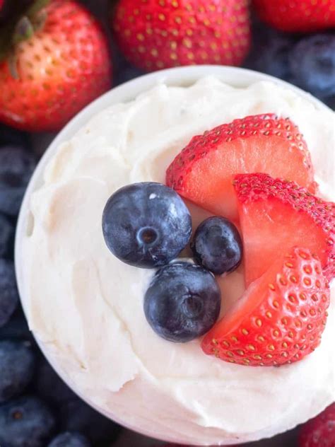 Keto Fruit Dip With Cream Cheese