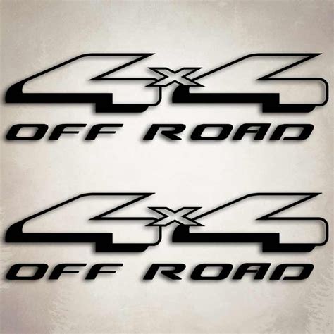 4x4 F-150 Truck Decals | Ford Off Road Vinyl Replacement Sticker