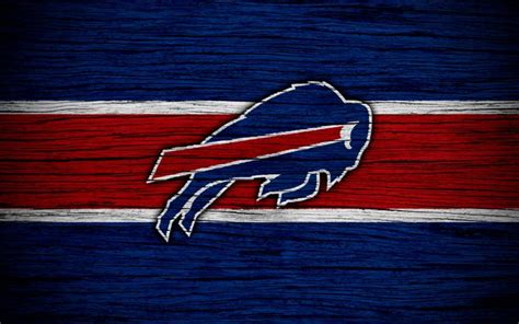 Descargar fondos de pantalla Buffalo Bills de la NFL, 4k, de madera de ...