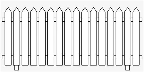 Fence SVG, Fence Clipart, White Fence SVG, Picket Fence SVG Cricut, Silhouette, Digital Print ...