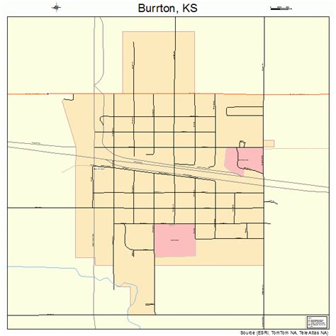 Burrton Kansas Street Map 2009575