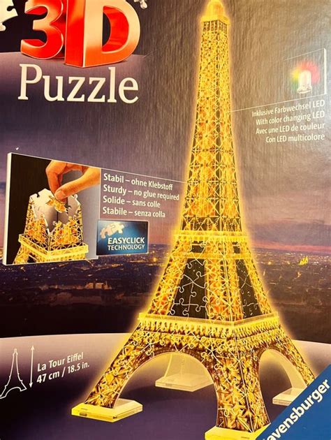 Eiffelturm, 3D-Puzzle Night Edition | Kaufen auf Ricardo