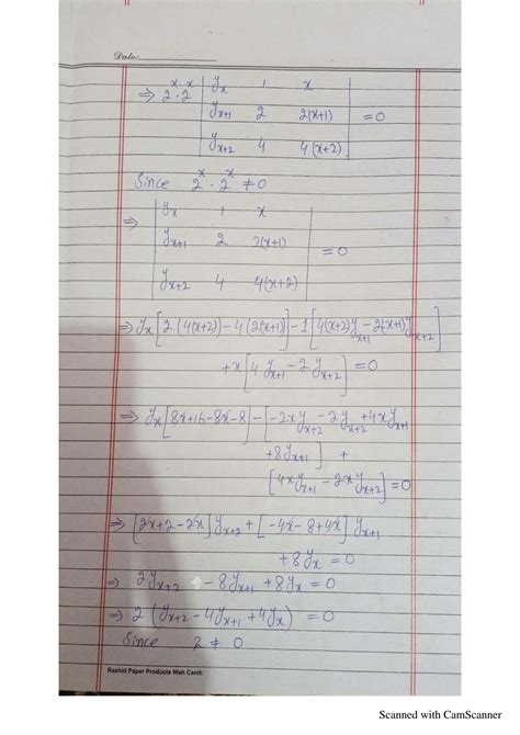 SOLUTION: Difference equation - Studypool