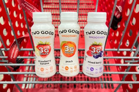 Two Good Yogurt Smoothies Only 75¢ Each at Target | Mixed Berry, Strawberry Banana, Peach ...