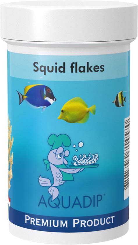 Squid flakes - 100ml - AQUADIP