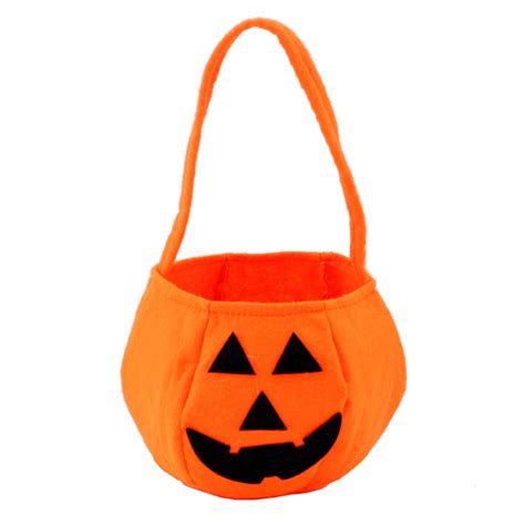 Halloween Pumpkin Bag Kids Candy Bucket Bag Trick Treat Bags for Kids ...