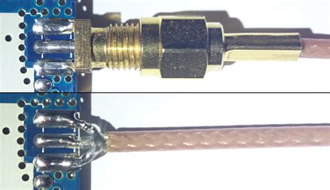 rf - Can I solder a RG316 coax directly to a PCB instead of using the intended SMA connectors ...