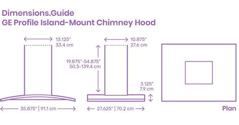 Range Hood Dimensions (with Drawings) | Upgradedhome.com