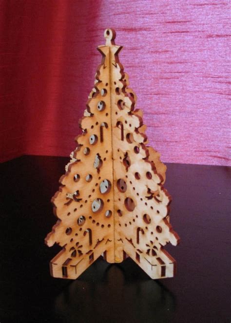 Custom Made Laser Cut 3d Christmas Tree by Laz It Engraving | CustomMade.com