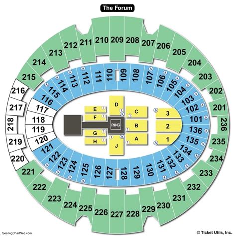 Inglewood Forum Seating Chart | Cabinets Matttroy