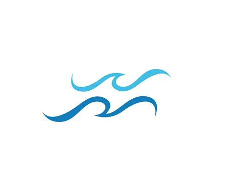 Water Wave symbol and icon Logo Template 606999 Vector Art at Vecteezy