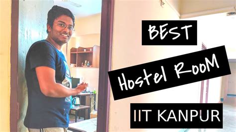 IIT KANPUR Newest Hostel Room Tour | Piyush Patel - YouTube