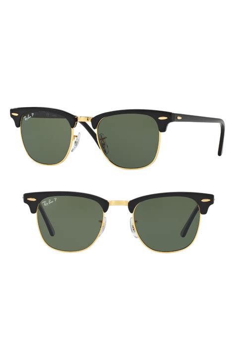 Ray-Ban 'Classic Clubmaster' 51mm Polarized Sunglasses | Nordstrom