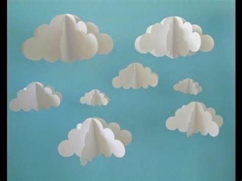 2024 Best of 3D Clouds Out of Paper Wall Art