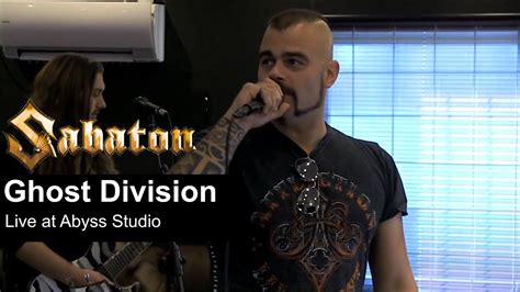 Sabaton - Ghost Division Studio Recording Live 2015 - YouTube