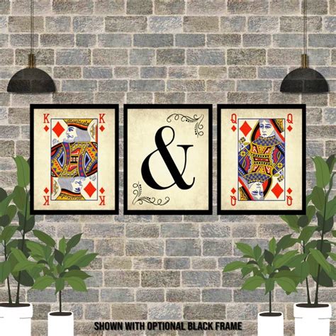 King and Queen Wall Art - Etsy