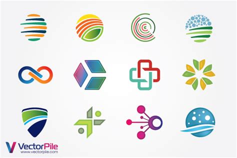 Mixed Logo Design Elements (124398) Free AI, EPS, SVG Download / 4 Vector