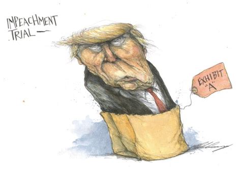 Political cartoons: Trump impeachment trial lacks new facts