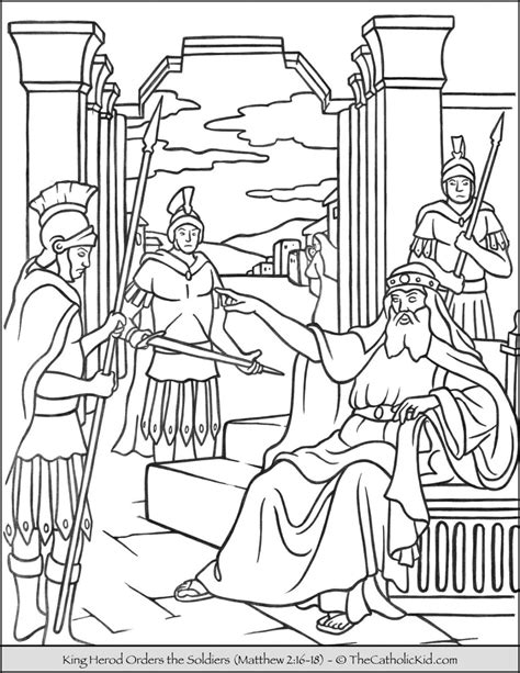 Herod Archives - The Catholic Kid - Catholic Coloring Pages and Games ...