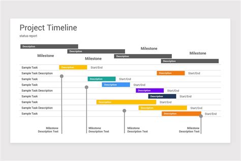 Project Plan Gantt and Timelines PowerPoint Template | Nulivo Market